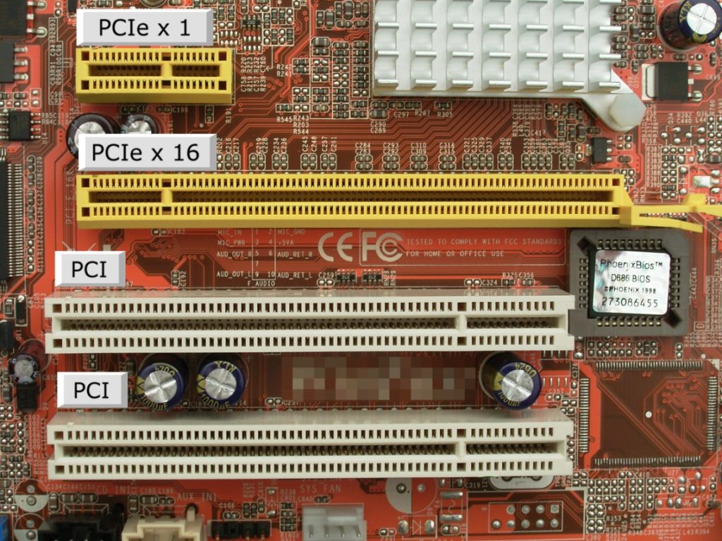 Gambar slot PCI